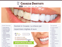 Tablet Screenshot of croaziadentisti.it